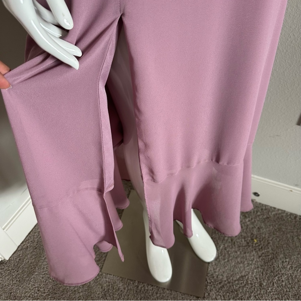 Show Me Your Mumu Claire Square Neck Midi Dress Chiffon - Picture 5 of 8